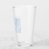 Blauschattenmuster Glas (Links)