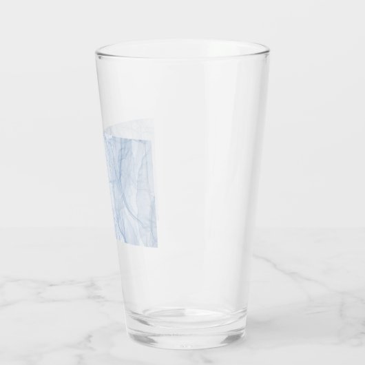 Blauschattenmuster Glas (Links)