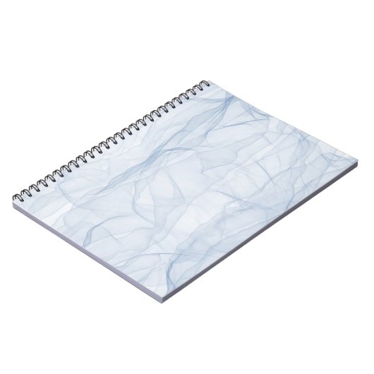 Blauschattenmuster Notizblock (Linke Seite)