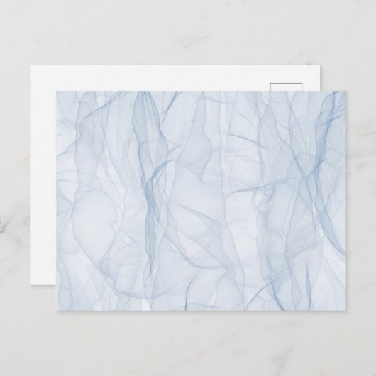 Blauschattenmuster Postkarte (Vorne/Hinten)