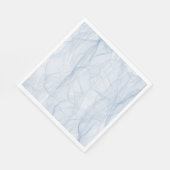 Blauschattenmuster Serviette (Ecke)