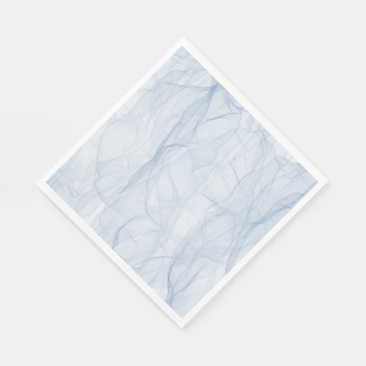 Blauschattenmuster Serviette (Ecke)