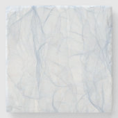 Blauschattenmuster Steinuntersetzer (Vorderseite)