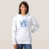 Blauschattierung Hoodie (Vorne ganz)