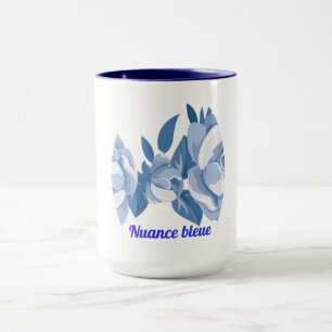 Blauschattierung Tasse