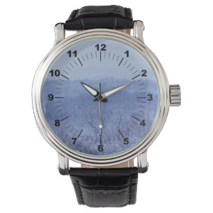 Blauschattierungen Armbanduhr
