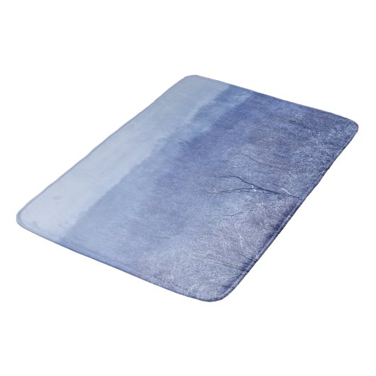 Blauschattierungen Badematte (Schrägansicht)