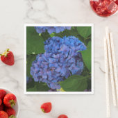 Blauschattierungen - Blaues Hydrangea Serviette (Beispiel)