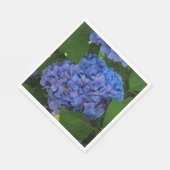 Blauschattierungen - Blaues Hydrangea Serviette (Ecke)