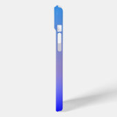 Blauschattierungen Case-Mate iPhone Hülle (Rückseite / Links)