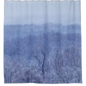 Blauschattierungen Duschvorhang (Vorderseite)