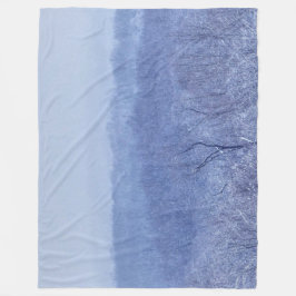 Blauschattierungen Fleecedecke