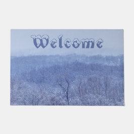 Blauschattierungen Fußmatte