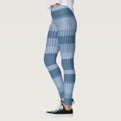 Blauschattierungen gestreift leggings (Links)
