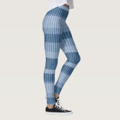 Blauschattierungen gestreift leggings (Rechts)