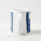 Blauschattierungen Jumbo-Tasse (Rückseite)
