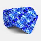 Blauschattierungen Krawatte (Gerollt)