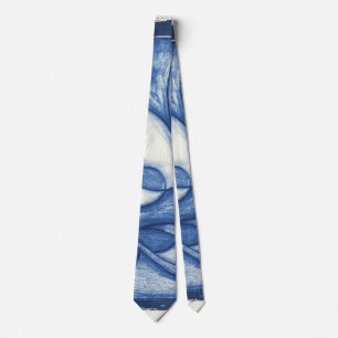 Blauschattierungen Krawatte