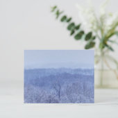 Blauschattierungen Postkarte (Stehend Vorderseite)