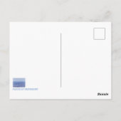 Blauschattierungen Postkarte (Rückseite)