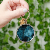 Blauschattierungen Schlüsselanhänger (Hand)