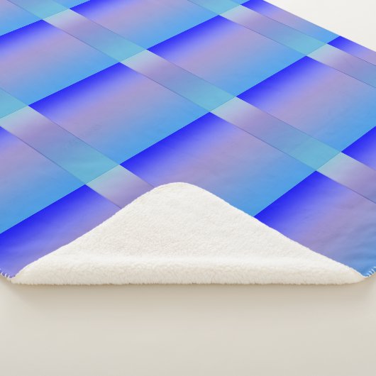 Blauschattierungen Sherpadecke (3/4)