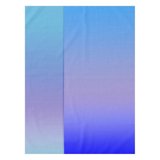Blauschattierungen Tischdecke (Vorderseite)