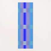 Blauschattierungen Yogamatte (Vorderseite)