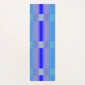 Blauschattierungen Yogamatte (Rückseite)