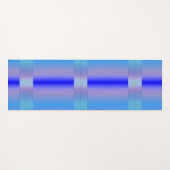 Blauschattierungen Yogamatte (Vorderseite (Horizontal))