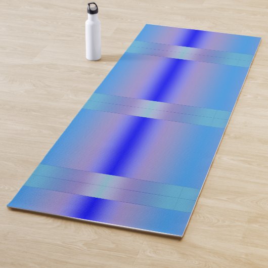 Blauschattierungen Yogamatte (Beispiel)