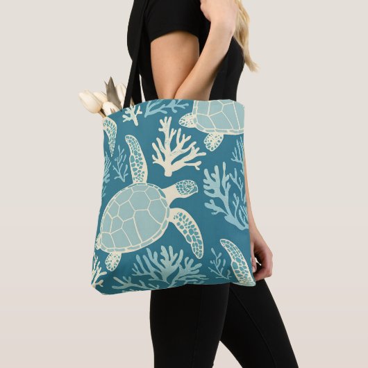 Blauschildkröten im Korallenriff Tasche (Von Nahem)