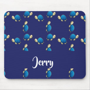 Blauschildkröten Mousepad