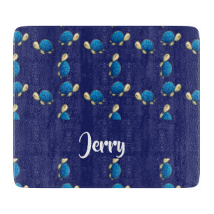 Blauschildkröten Schneidebrett