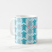 Blauschildkröten schwimmen Thunder_Cove Kaffeetasse (Vorderseite Links)