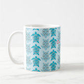Blauschildkröten schwimmen Thunder_Cove Kaffeetasse (Links)