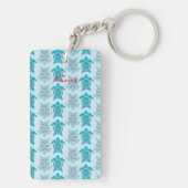 Blauschildkröten schwimmen Thunder_Cove Schlüsselanhänger (Rückseite)