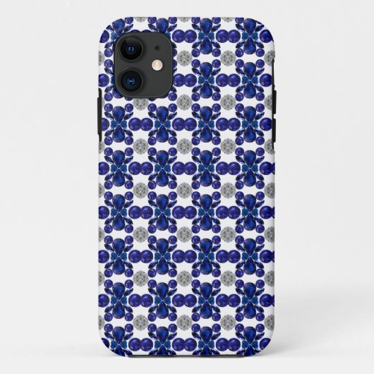 Blauschildkrötenmuster Case-Mate iPhone Hülle (Rückseite)