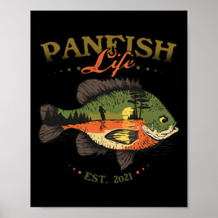 Blauschill Sonnenfisch Pfannfisch Leben Est 2021 A Poster