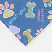 Blauschimmelfibel Fleecedecke (Ecke)