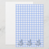 Blauschinken Briefpapier (Vorne/Hinten)