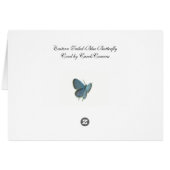 Blauschmetterling (Rückseite Horizontal)