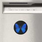 Blauschmetterling-Flying-Insekt Magnet (In Situ (Geschirrspüler))