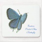 Blauschmetterling Mousepad (Vorne)