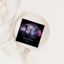 Blauschmetterling-Rettungsassistent Holograph Opal