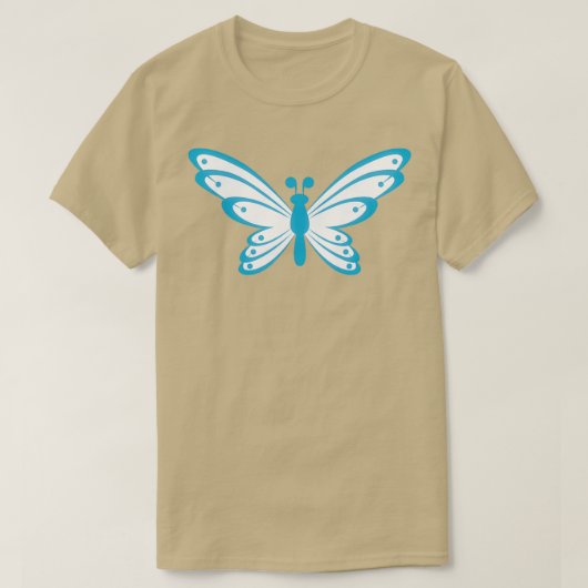 Blauschmetterling T-Shirt (Design vorne)