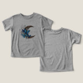 Blauschmetterlinge auf Holzhalbzeugen (Design Vorderseite & Rückseite)