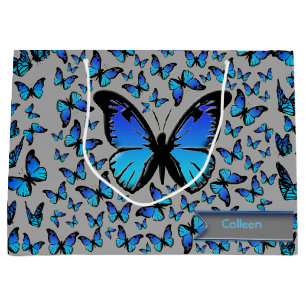 Blauschmetterlinge Große Geschenktüte