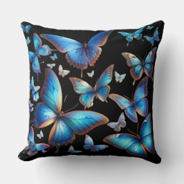 Blauschmetterlinge Kissen