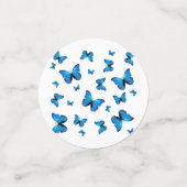 Blauschmetterlinge Konfetti (Klein Vorderseite)